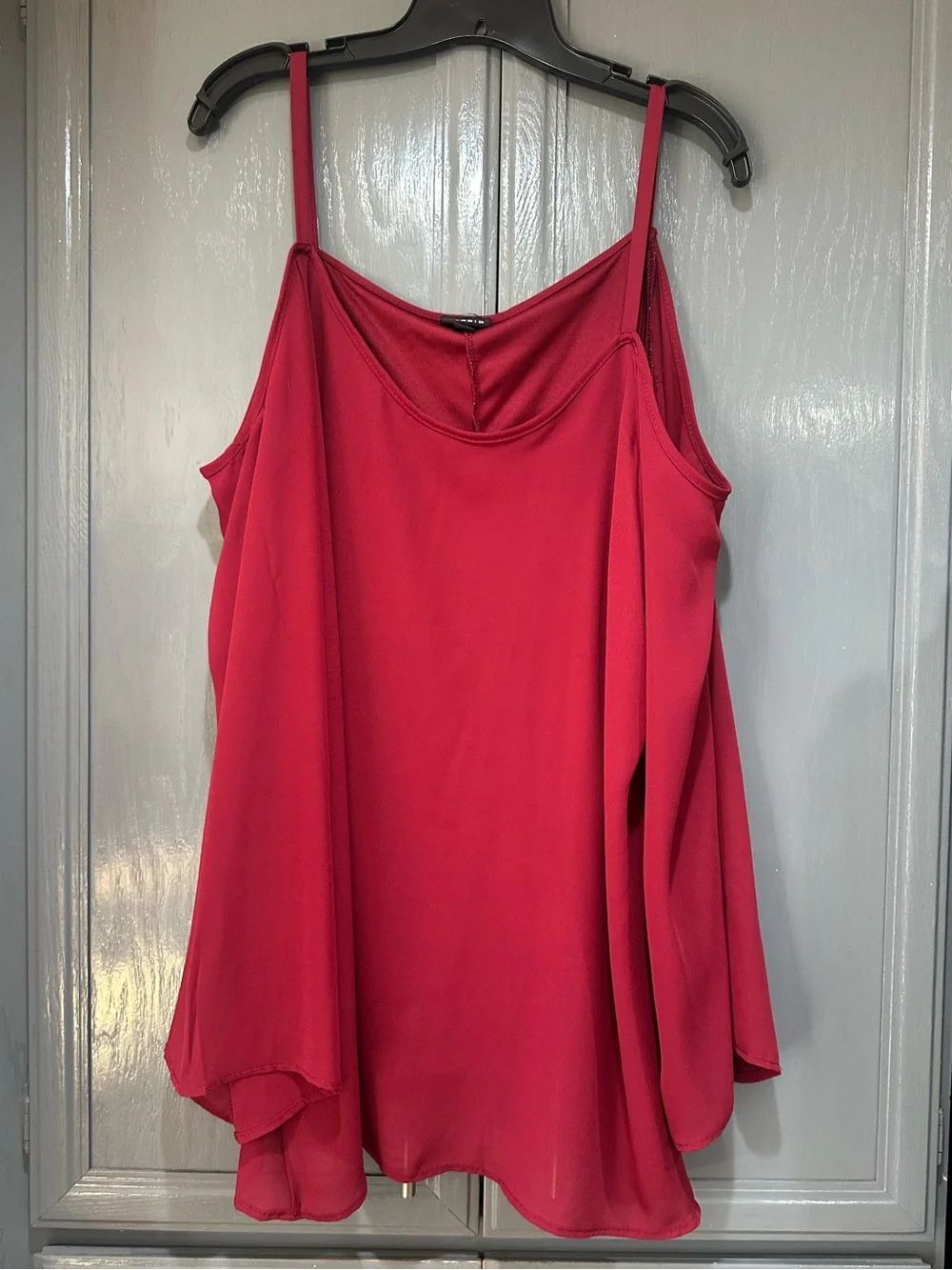 Torrid Maroon Top Cut-out Shoulders 2X